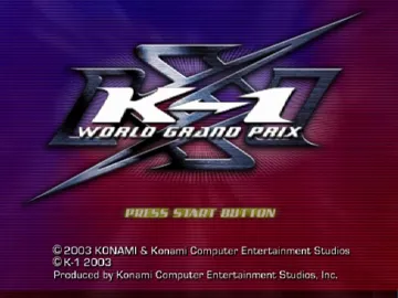 K-1 World Grand Prix screen shot title